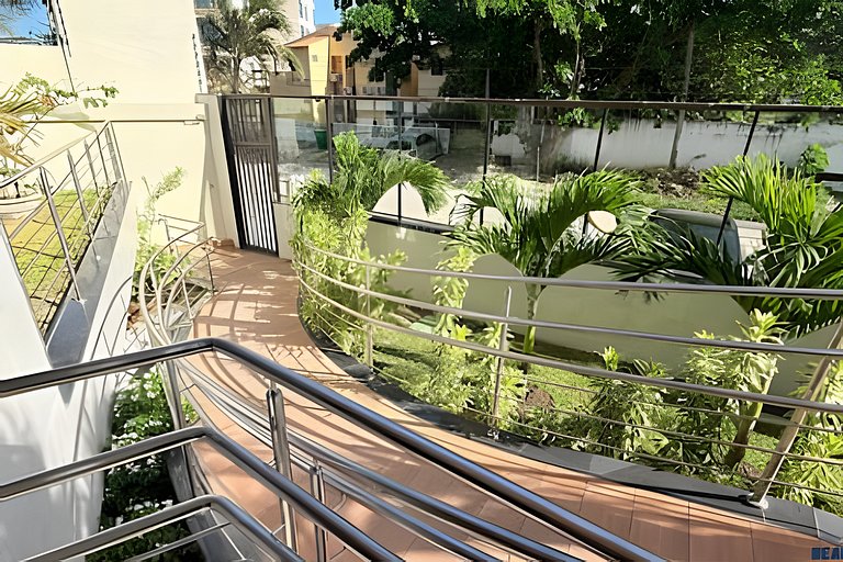 Flat 50m praia, Rooftop,próx Centro Porto Galinhas