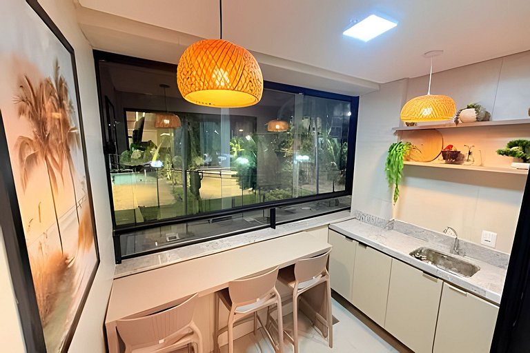 Apto aconchegante | Centro a 2 min e Praia a 250m