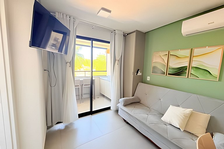 Apto aconchegante | Centro a 2 min e Praia a 250m