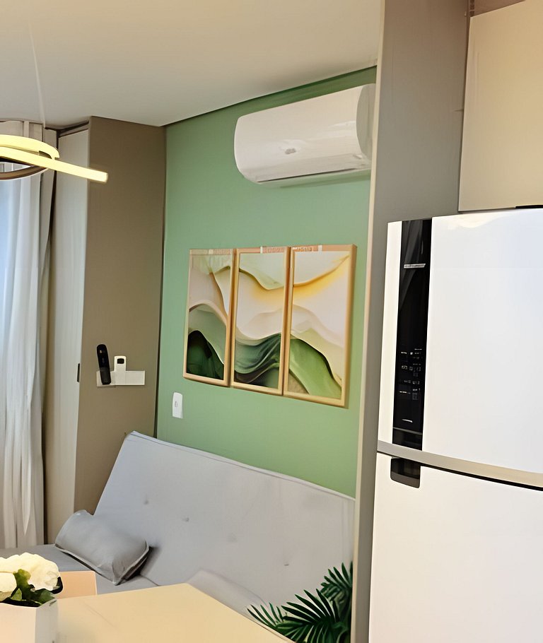 Apto aconchegante | Centro a 2 min e Praia a 250m