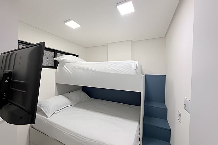 Apto aconchegante | Centro a 2 min e Praia a 250m