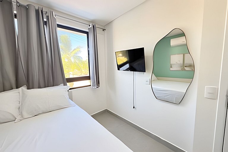 Apto aconchegante | Centro a 2 min e Praia a 250m