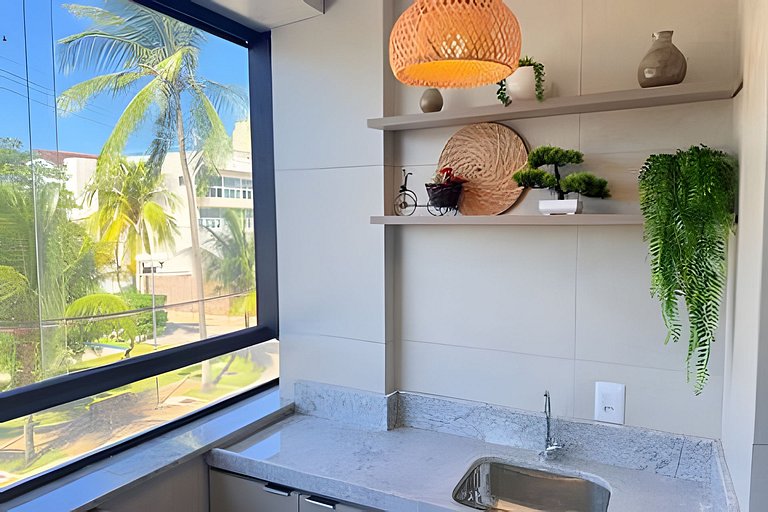 Apto aconchegante | Centro a 2 min e Praia a 250m