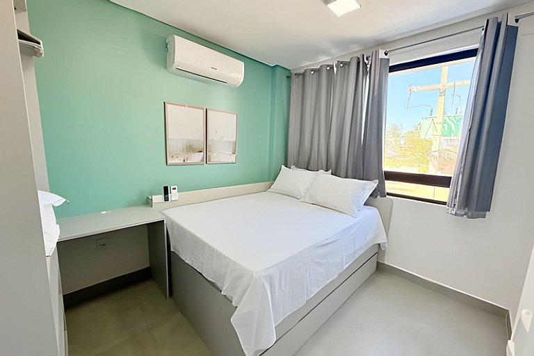 Apto aconchegante | Centro a 2 min e Praia a 250m