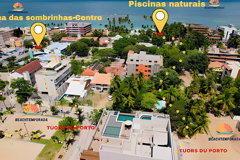 Apto aconchegante | Centro a 2 min e Praia a 250m