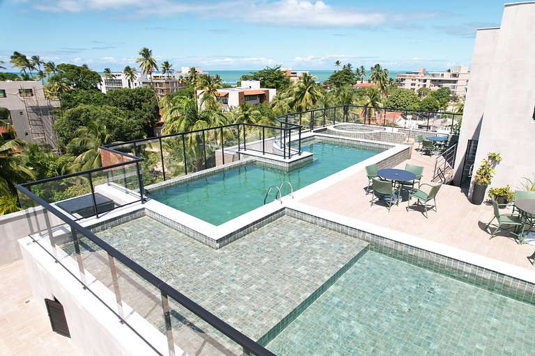 Flat2Q| 200m da Praia/Centro de Porto de Galinhas