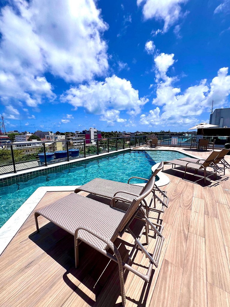 Seu refúgio no centro de Porto de Galinhas