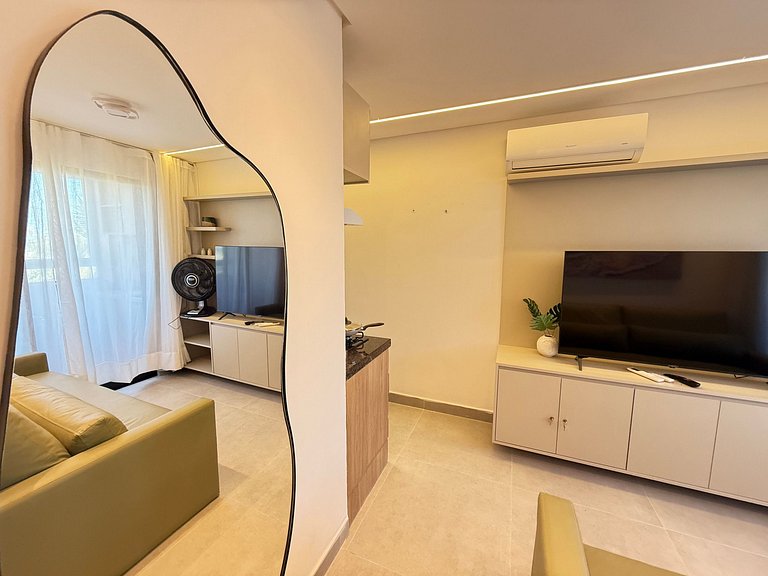 Flat2Q| 200m da Praia/Centro de Porto de Galinhas