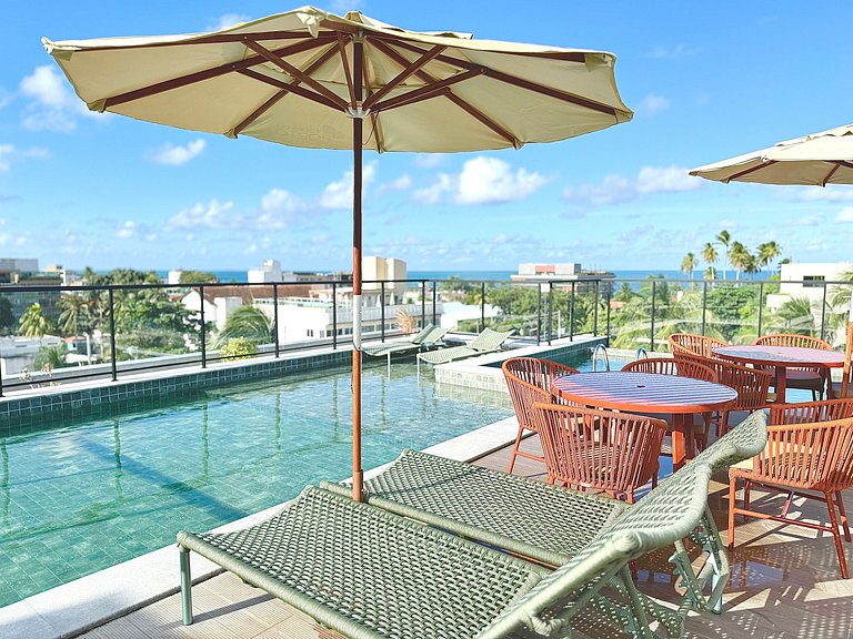 Flat2Q| 200m da Praia/Centro de Porto de Galinhas