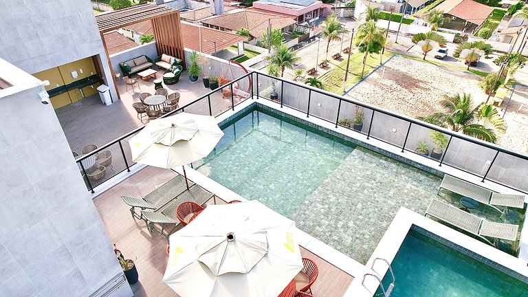 Flat2Q| 200m da Praia/Centro de Porto de Galinhas