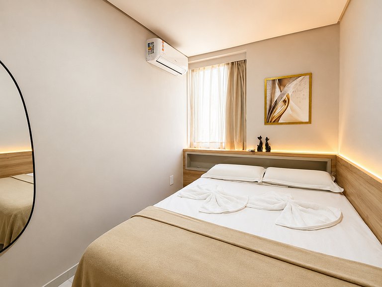 Flat 50m praia, Rooftop,próx Centro Porto Galinhas