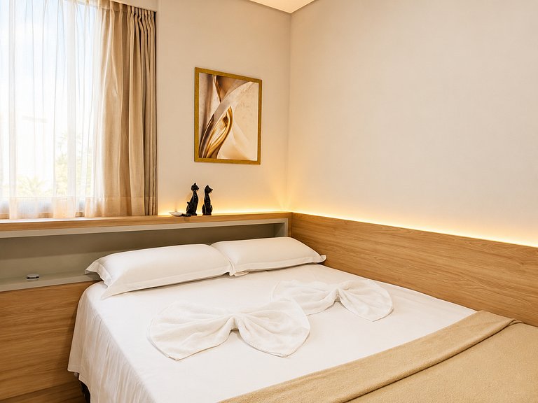 Flat 50m praia, Rooftop,próx Centro Porto Galinhas