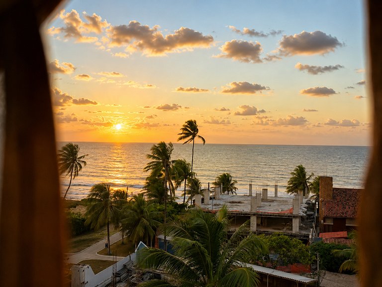 Flat 50m praia, Rooftop,próx Centro Porto Galinhas