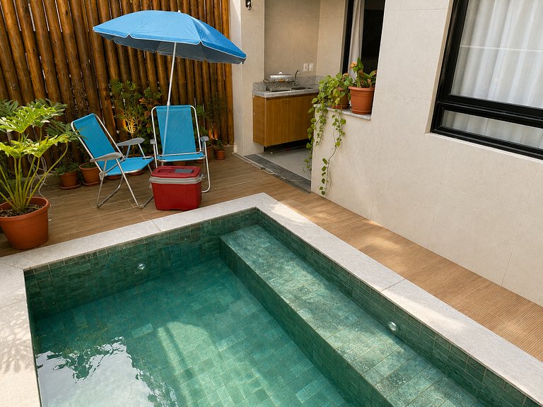 Praia, Centro e Piscina privativa em Porto