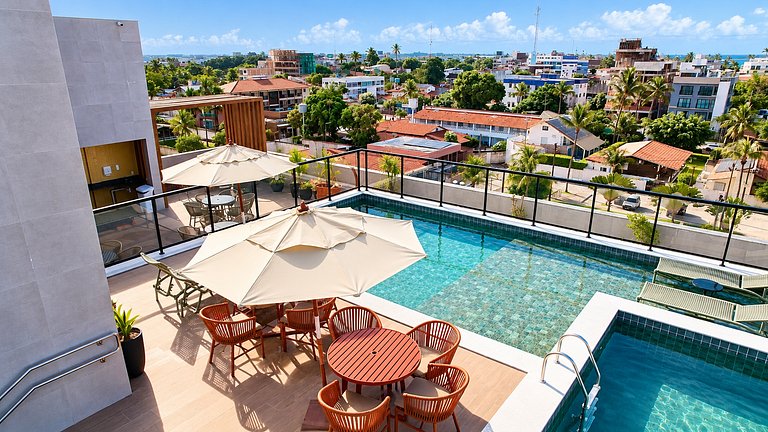 Flat2Q| 200m da Praia/Centro de Porto de Galinhas