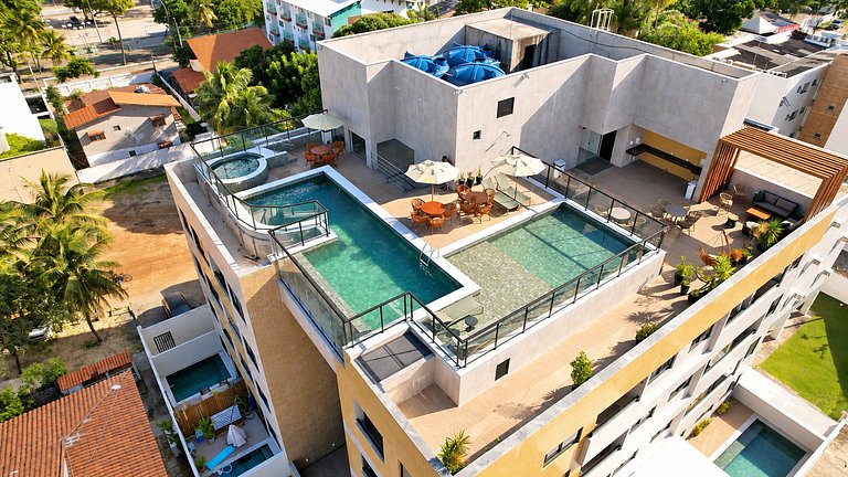 Flat2Q| 200m da Praia/Centro de Porto de Galinhas
