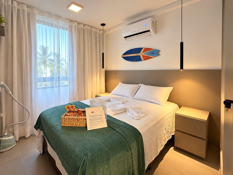 Flat2Q| 200m da Praia/Centro de Porto de Galinhas